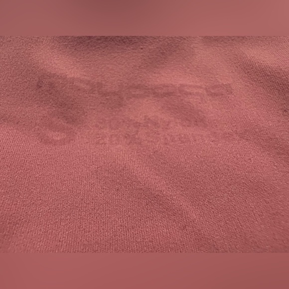 Moyooga Womens Peach Color Ribbed Paneled Activewear Workout Leggings Size Small - Picture 13 of 16